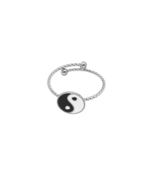 Yin Yang Ring - Zilver